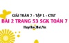 Giải bài 2 trang 53 Toán 7 Tập 1 SGK Chân trời sáng tạo: Hình hộp chữ nhật